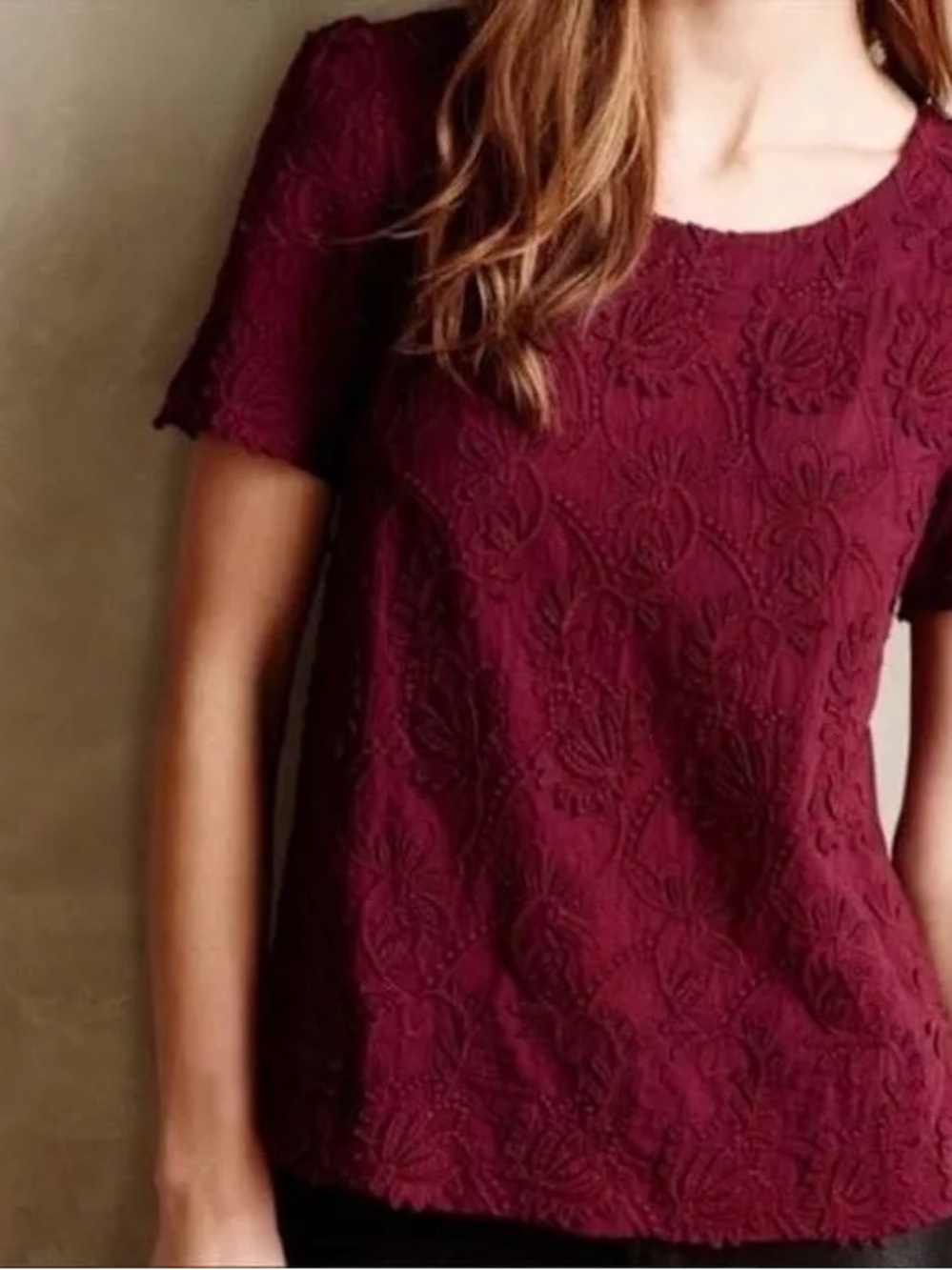 Anthropologie Vanessa Virginia rayon top